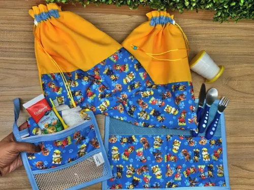 Kit Escolar Infantil Patrulha Canina Personalizado