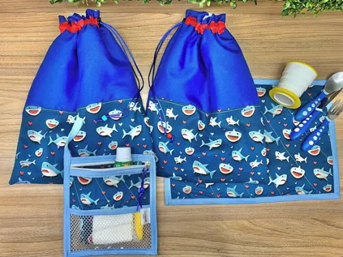 Kit Crechevolta as Aulas Tubarão Personalizado