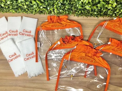 Kit Saquinhos Organizadores para Viagem Personalizado