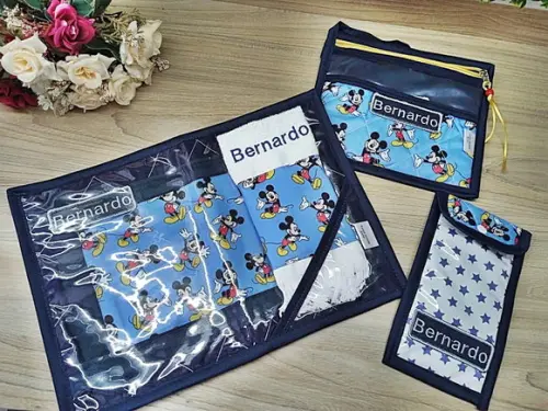 Kit Creche Jogo Americano 5 Peças