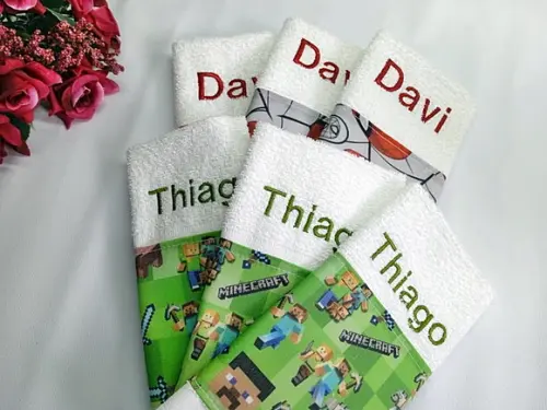 Kit. Toalha Escolar Personalizada