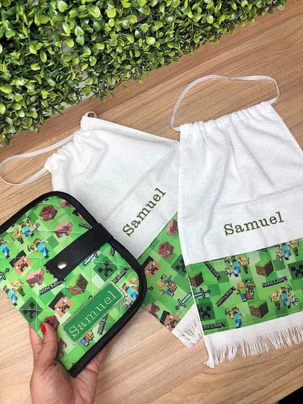 Kit Higiene Bucal + Toalhinhas com Elástico 4 Peças