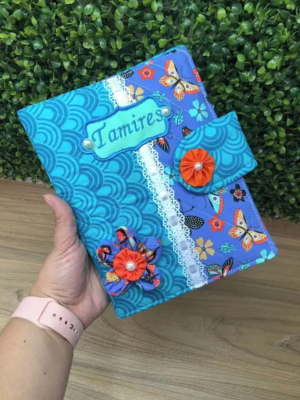 Capa para Agenda, Livros e Bíblia