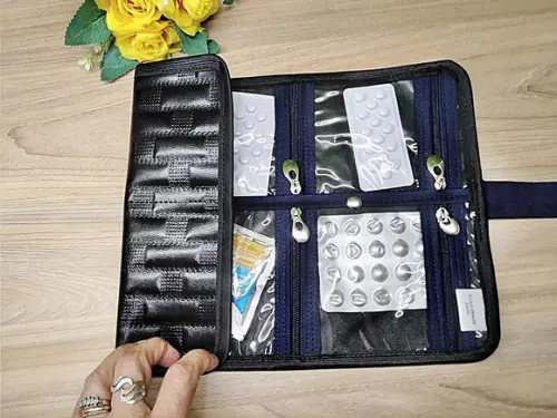 Porta Remédios para Viagem