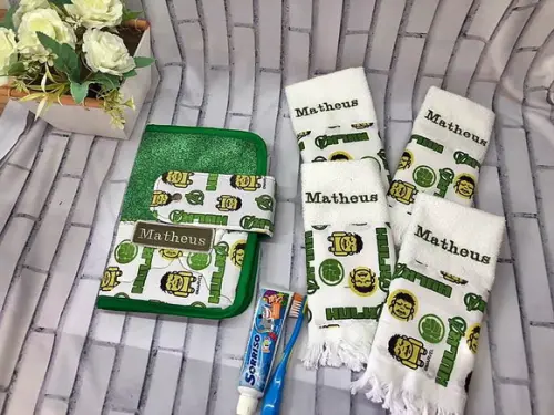 Kit Higiene Personalizado Volta as Aulas 5 Peças