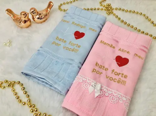 Toalhas Presente Para Os Pais Personalizada