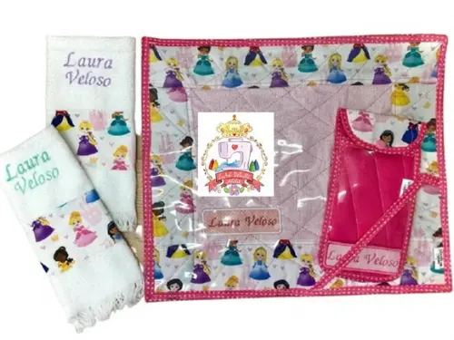 Jogo Americano Infantil Escolar Personalizado Plastificado