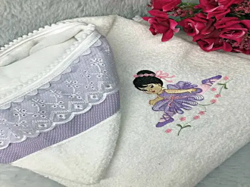 Enxoval Personalizado Toalha de Banho Infantil com Capuz