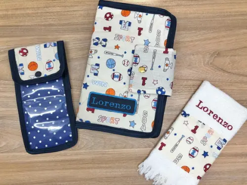 Kit Higiene Personalizado Volta as Aulas + 1 Porta Talher