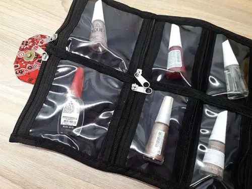 Necessaire Porta Esmalte com 8 Divisórias Personalizado