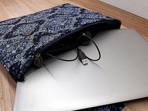 Pasta para Notebook com Bolso e Aba