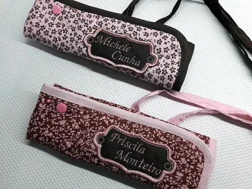Porta Talher de Bolsa em Tecido Personalizados 1 Peça