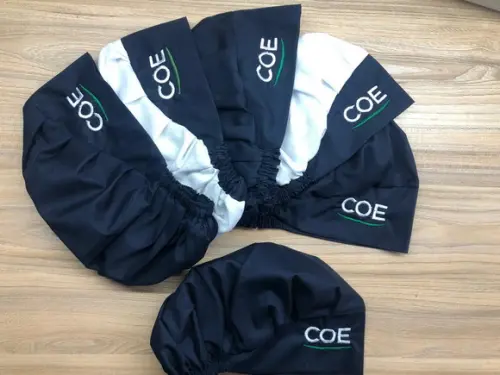 Toucas Cirúrgicas Bordadas e Personalizadas Kit com 2
