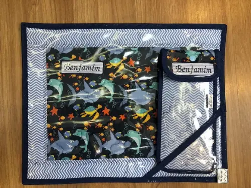 Kit Escolar Jogo Americano Escolar Infantil 4 Peças