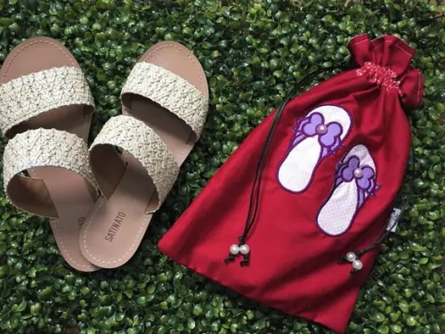 Saquinho para chinelo-Sapato
