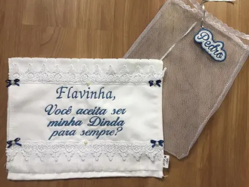 Toalha Convite para Madrinha