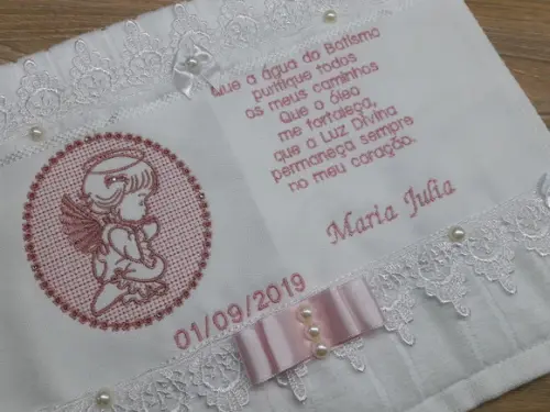 Toalha para Batizado Luxo