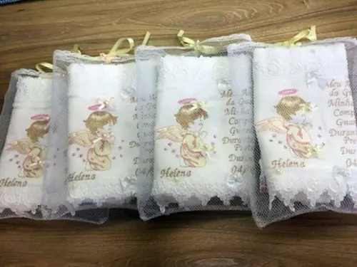 Lembrança de Batizado Personalizada com Oração
