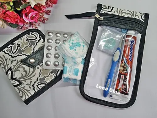 Porta Absorvente e Higiene Bucal Personalizados