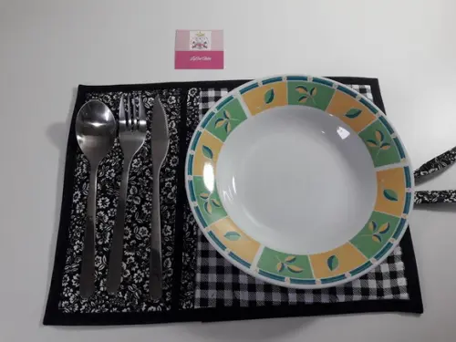 Jogo Americano com Porta Talher