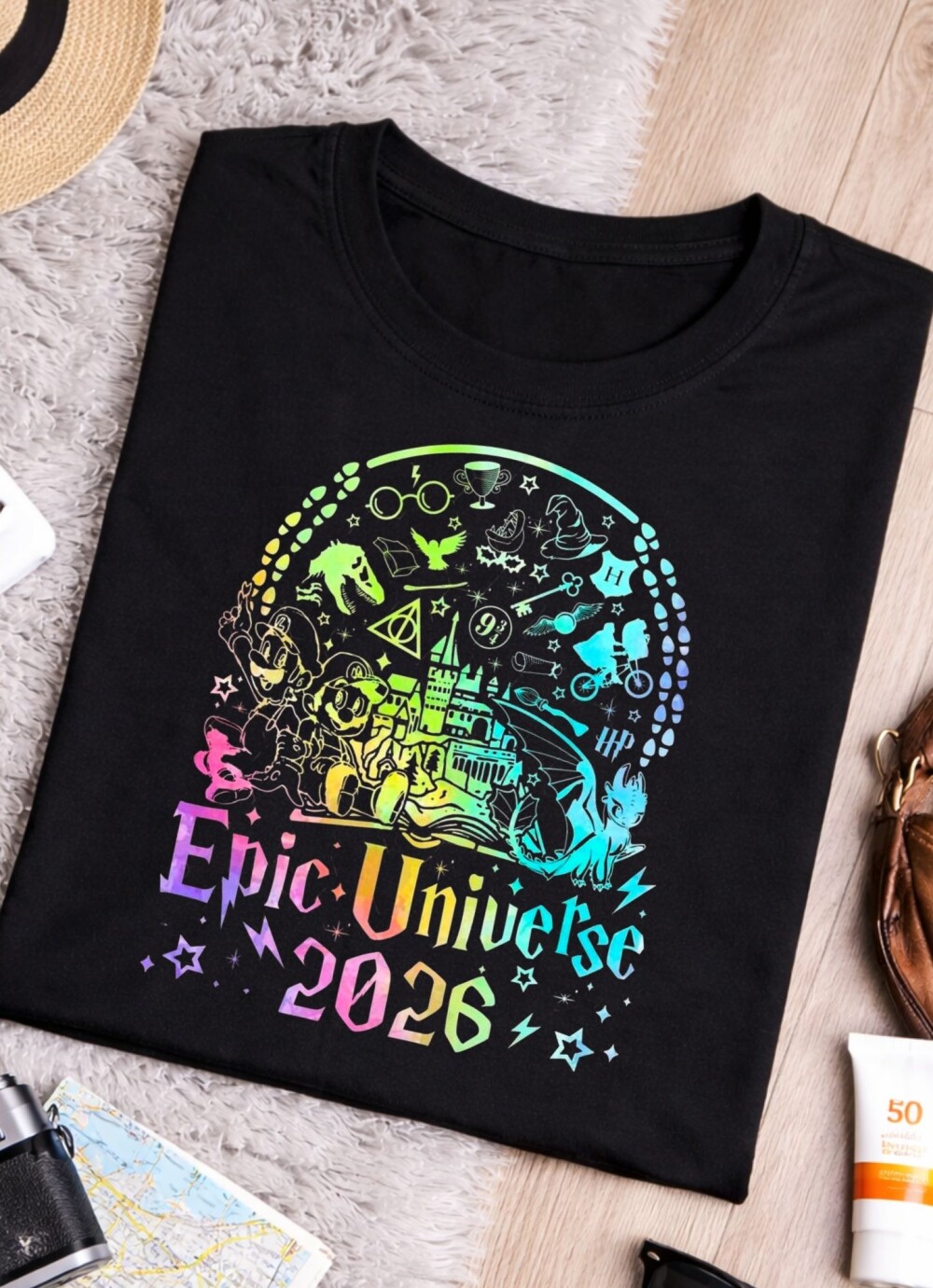 Camiseta Universal 2026 - Colorida - 100 % algodão Unissex