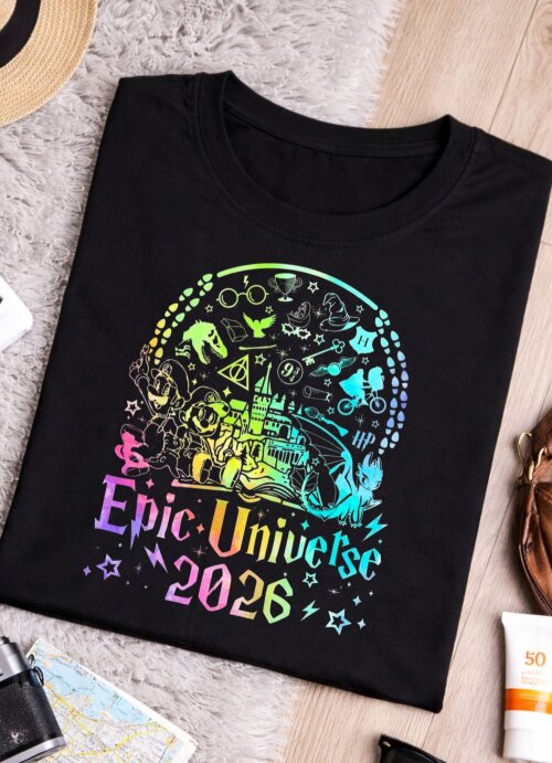 Camiseta Universal 2026 - Colorida - 100 % algodão Unissex