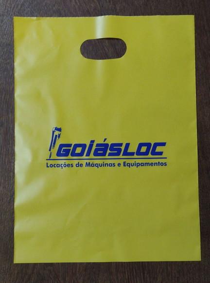 1000 Sacolas Boca Vazada Personalizadas ( 2 Lados) 20x30 cm