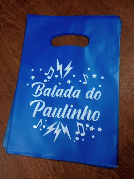 Sacola Plástica Boca de Palhaço Personalizada 30x40 1000un