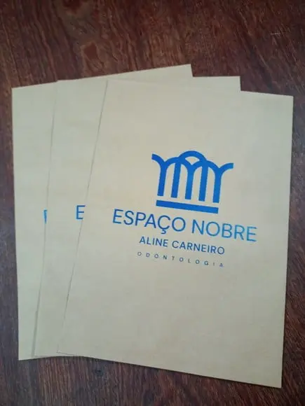 250 Envelopes Kraft A4 Personalizado