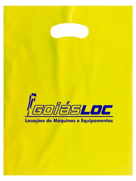 Sacola Plástica Boca de Palhaço Personalizada 16x20 1000un
