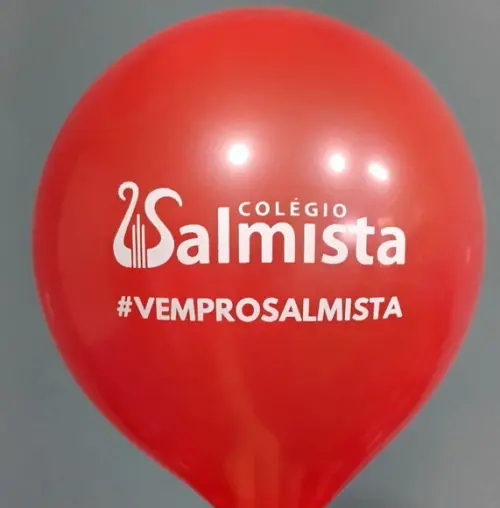 200 Bexigas Personalizadas Metalizada com Logo