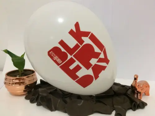Bexigas Balões Personalizadas Black Friday Empresas Brinde