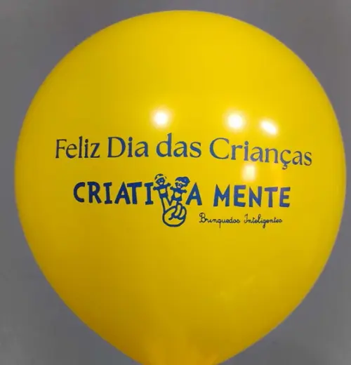 Feliz Dia das Crianças 500 Bexigas Balões Personalizada