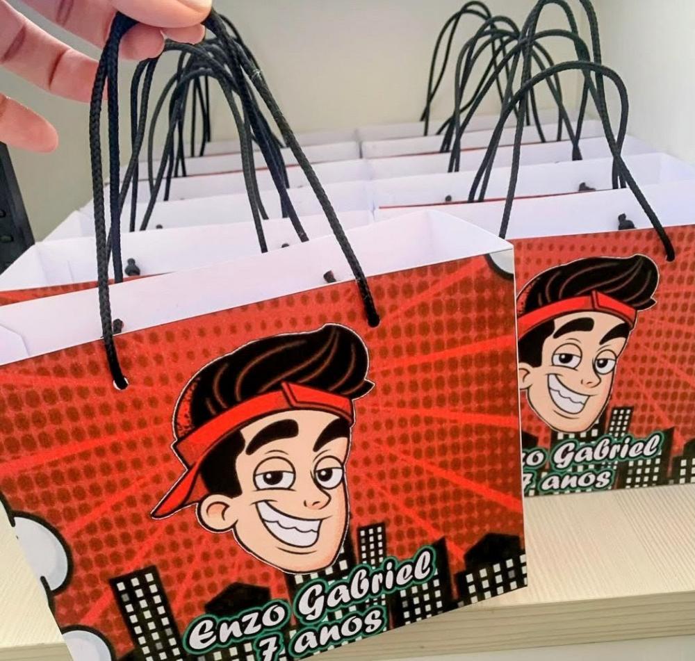 Sacola Personalizada Enaldinho Pegue e Monte