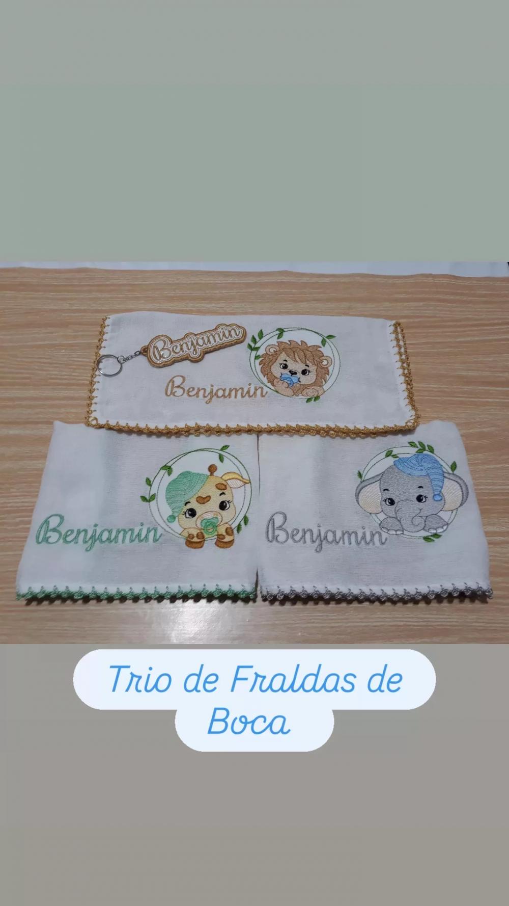 Trio de Fraldas de Boca Cremer Luxo