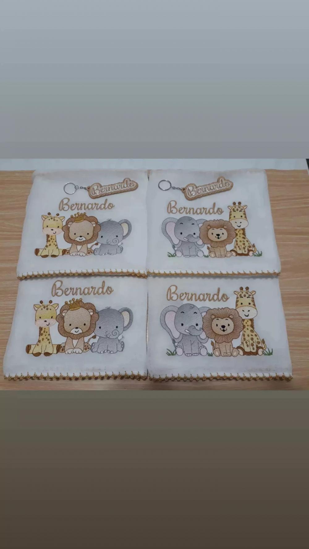 Kit Fraldas Bordadas Cremer Luxo