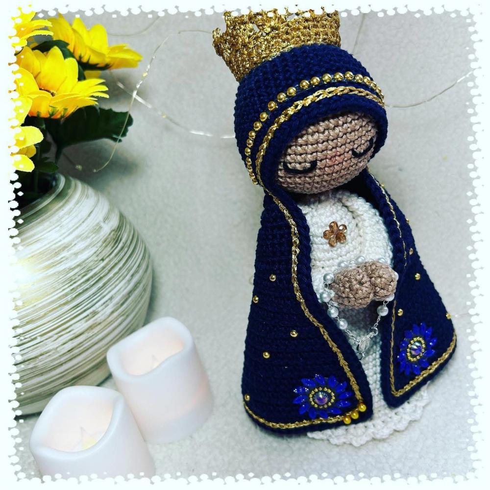 Nossa Senhora Aparecida em Amigurumi