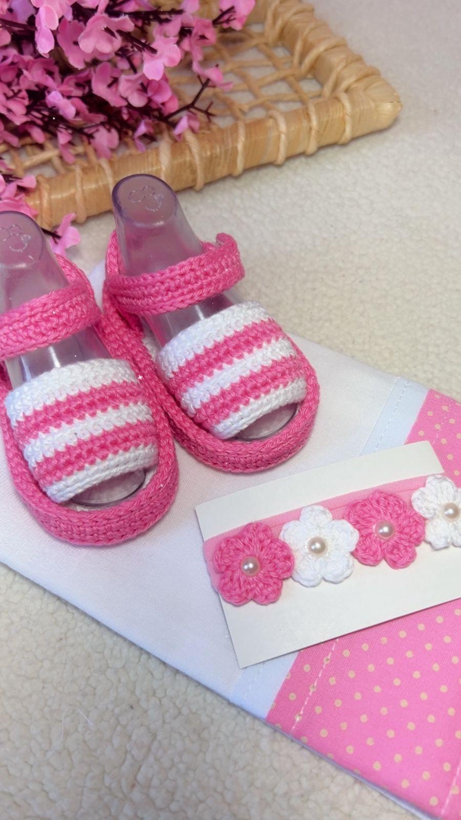 Kit Bebê Sandalinha Personalizado