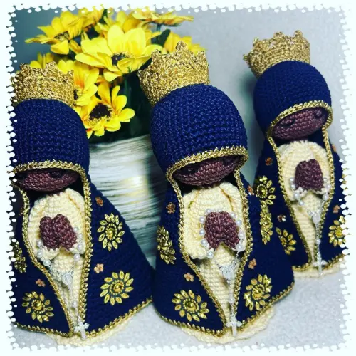 Nossa Senhora Aparecida em Amigurumi
