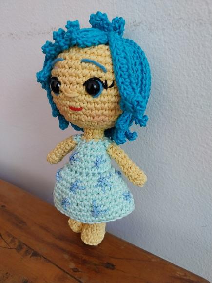 Amigurumi Alegria do Filme Divertida Mente 2