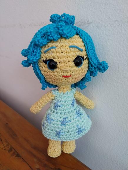 Amigurumi Alegria do Filme Divertida Mente 2