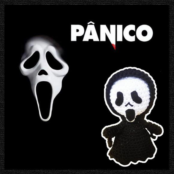 Amigurumi Boneco Ghostface do Filme Pânico