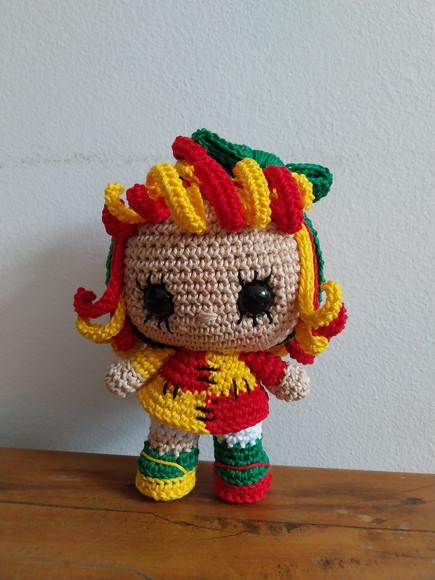 Amigurumi Boneca Emília