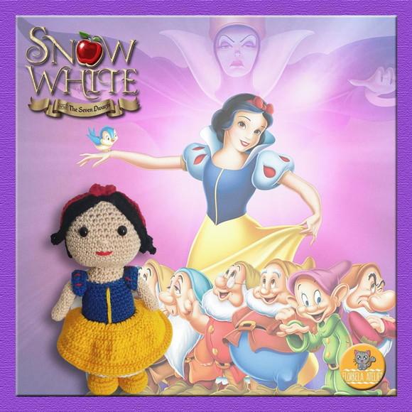 Amigurumi Branca de Neve