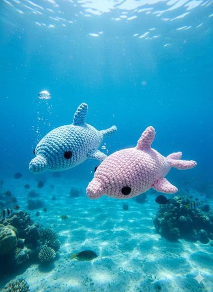 Amigurumi Boto ou Golfinho