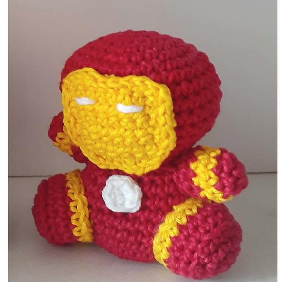 Amigurumi Mini Homem de Ferro
