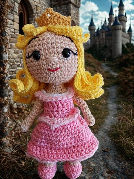 Amigurumi Princesa Aurora