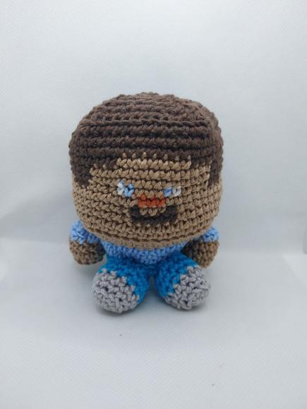 Amigurumi Steve Minecraft