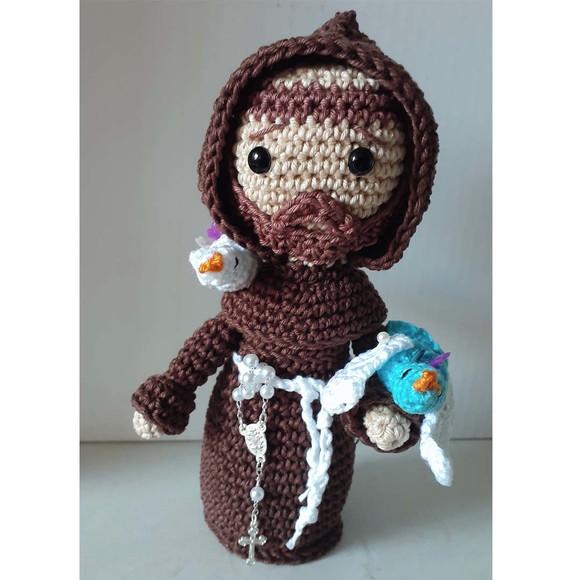 Amigurumi São Francisco de Assis Mini