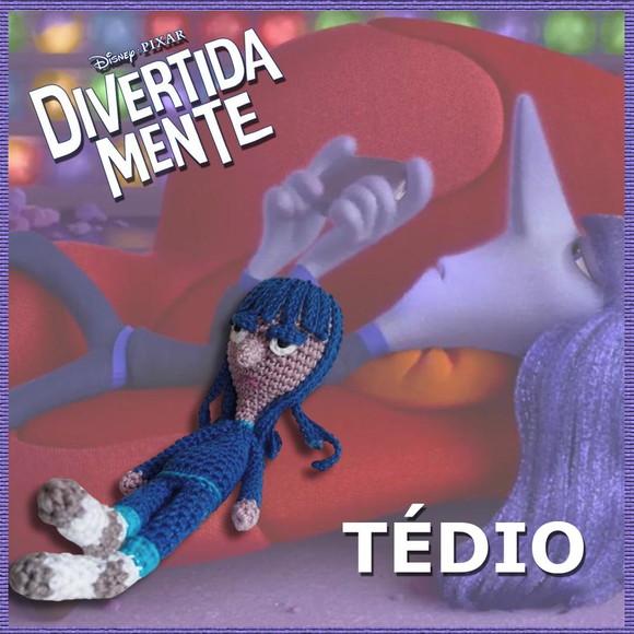 Amigurumi Tédio do Filme Divertida Mente 2